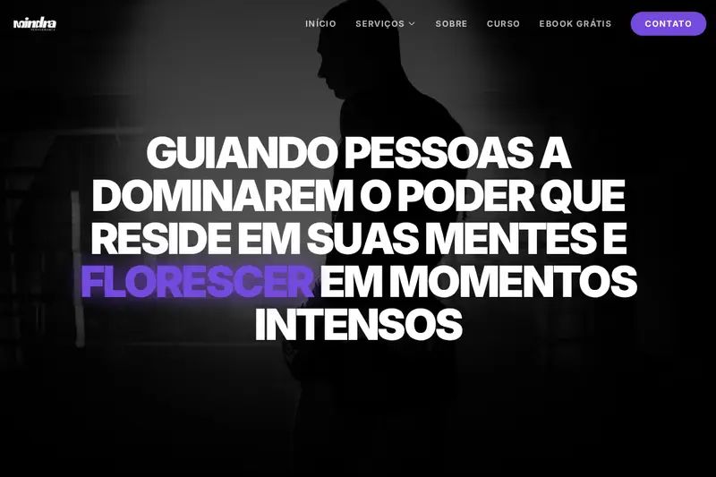 Captura de tela do site Mindra Performance